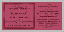 Rosewood Essential Oil .5 oz