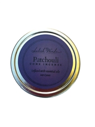 Patchouli Cone Incense - 10 Cones in metal tin.