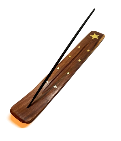 Wooden incense holder