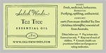 Tea Tree Essential Oil .5 oz
