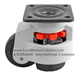 GD-100F 3" Leveling Caster, Foot master Casters