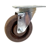 4" Bakery Rack Caster High Temp Nylon Wheel, Swivel