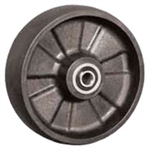 4"x 2" Glass Filled Nylon Wheel, Roller Bearing