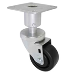 5" Adjustable Height Caster, food industry caster casters