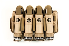 Critical Paintball V4 True Ejection Stealth Pack - 4+5 - Coyote Tan