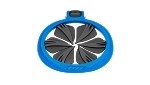 Dye Rotor R2 Quickfeed Speedfeed Lid - Cyan