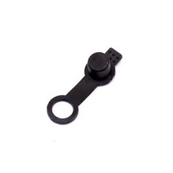 Paintball Compressed Air Tank Nipple Cover - Black