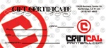 Critical Paintball Gift Certificate
