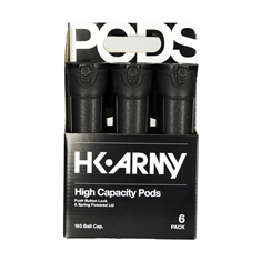 HK Army High Capacity Pods - Black/Black - 6 Pack
