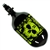 HK Army AeroLite Carbon Fiber Tank - Standard Reg - 68ci / 4500psi - Doom-Black/Neon Green