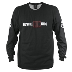 Hk Army Paintball OG Series - Black/Red - Cotton Long Sleeve