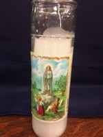 Our Lady of Fatima Devotinal Candle