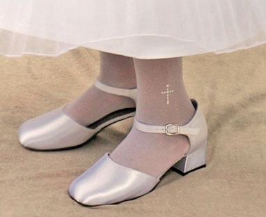 First Communion Tights with Rhinestone Cross