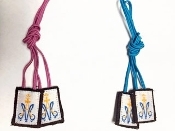Brown Scapular - Child's Pink Cord