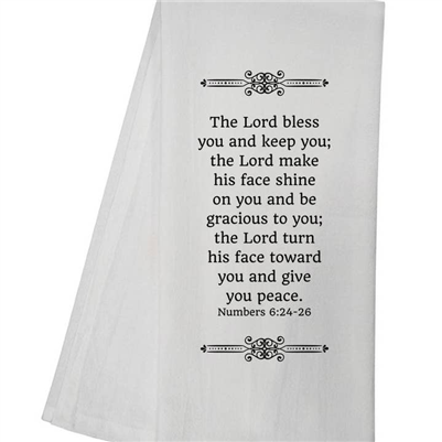 The Lord Bless You Tea Towel