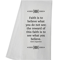 Reward of Faith Tea Towel