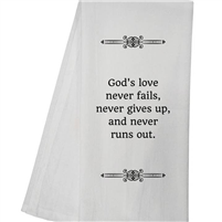 Gods Love Tea Towel