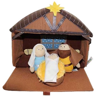 Plush 4 Piece Nativity Set