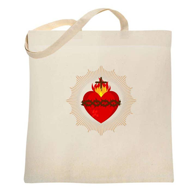 Sacred Heart Tote Bag