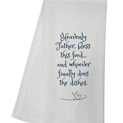 Bless this Food Tea Towel
