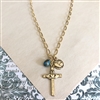 Jill Heart Cross and Rose of St. Therese