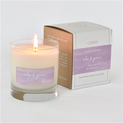 St. Joan of Arc | French Oak + Lavender Scented Candle