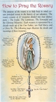 How to Pray the Rosary - Folder Card