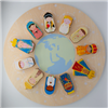 Mary Around the World Wooden Puzzle