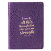 I Can Do All Things Purple Journal