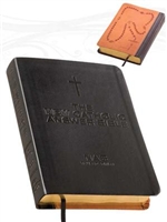 Fireside New Catholic Answer Bible Black & Tan Leather