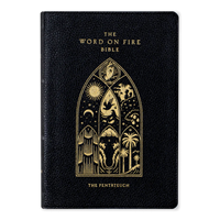 WORD ON FIRE LEATHER BIBLE - THE PENTATEUCH