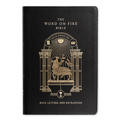 Word on Fire Leather Bible