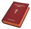 St. Joseph New Catholic Bible Giant Type Imitation leather red