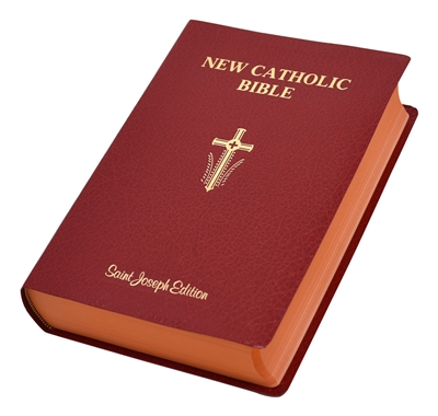 St. Joseph New Catholic Bible Giant Type Imitation leather red