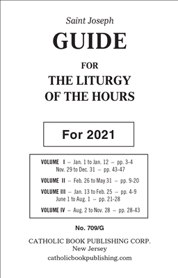 2021 Guide for Large Print Liturgy of the Hours
