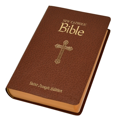 St Joseph Edition of the New Catholic Bible Brown Imitation Leather