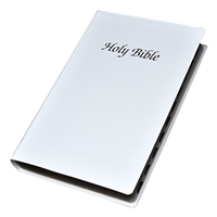 First Communion Indexed Bible - White