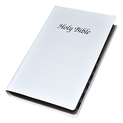 First Communion Indexed Bible - White