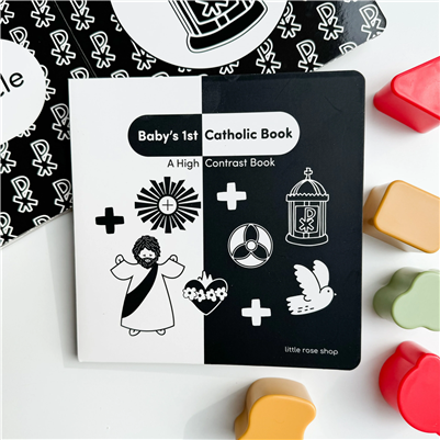 Baby's 1st Catholic Book: A High Contrast Book