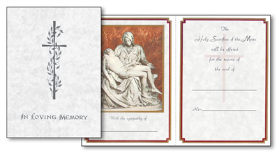Pieta Mass Card (100 pk)