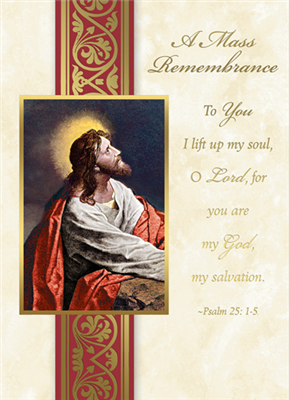 Lift up my Soul Deceased Mass Card (50 pk)