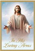 In His Loving Arms Deceased Mass Card (50 pk)