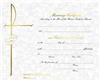 Parchment Marriage Certificate (50 pk)