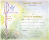 Watercolor Marriage Certificate (50 pk)