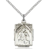 St. Anne Sterling Silver on 18" Chain