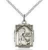 St. Ceclia Sterling Silver on 18" Chain