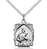 St. Jude Sterling Silver on 18" Chain