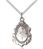 St. Gerard Sterling Silver on 18" Chain