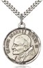 St. John Paul II Sterling Silver on 24" Chain