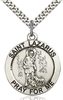 St. Lazarus Sterling Silver on 24" Chain
